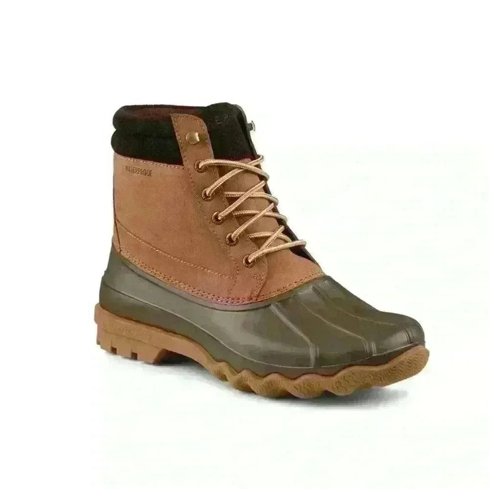 Sperry Brewster Waterproof Memory Foam Lace Up Ankle Boot NWOB Mens Size 10.5